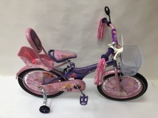 Велосипед дитячий двоколісний Racer-girl фіолетовий колеса 18''