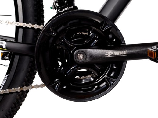 Гірський велосипед S200 HAMMER чорно-жовтий колеса 29’’х2,25 рама 19’’