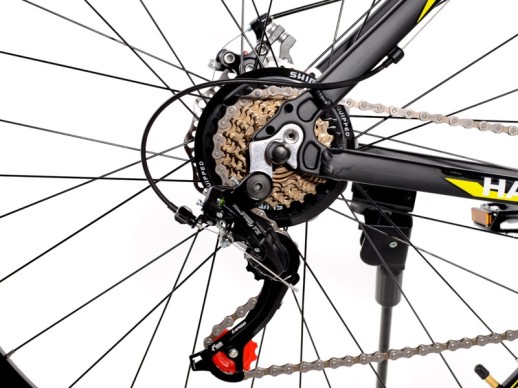 Гірський велосипед S200 HAMMER чорно-жовтий колеса 29’’х2,25 рама 19’’