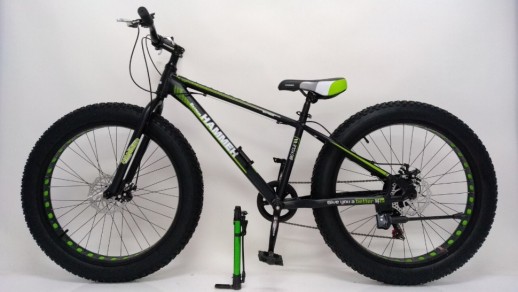 Велосипед "S800 HAMMER EXTRIME" Колёса 26’’х4,0. Алюминиевая рама 17’’