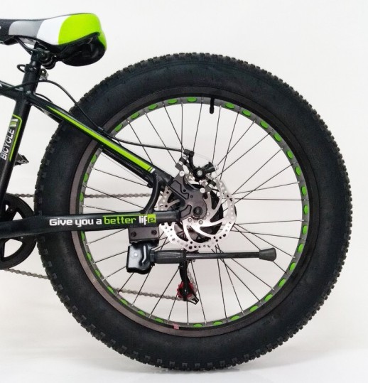 Велосипед "S800 HAMMER EXTRIME" Колёса 24’’х4,0. Алюминиевая рама 15’  черно-синий