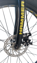 Гірський велосипед Hammer JUPITER FATBIKE жовтий колеса 26''