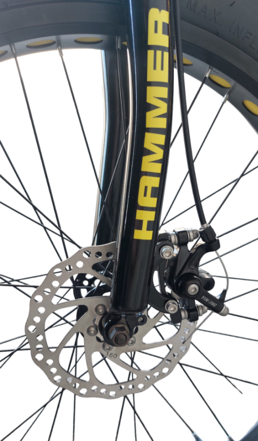 Гірський велосипед Hammer JUPITER FATBIKE жовтий колеса 26''