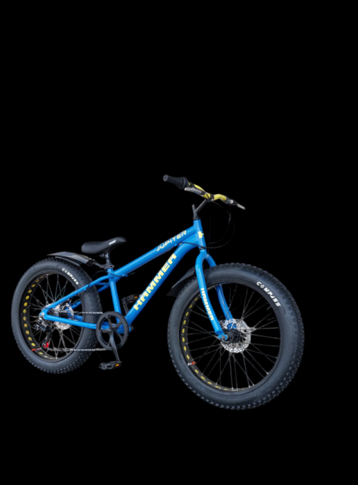Гірський велосипед Hammer JUPITER FATBIKE синій колеса 24''
