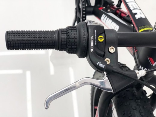 Гірський велосипед S800 HAMMER EXTRIME чорно-червоний колеса 20’’х4,0 алюмінієва рама 11’’