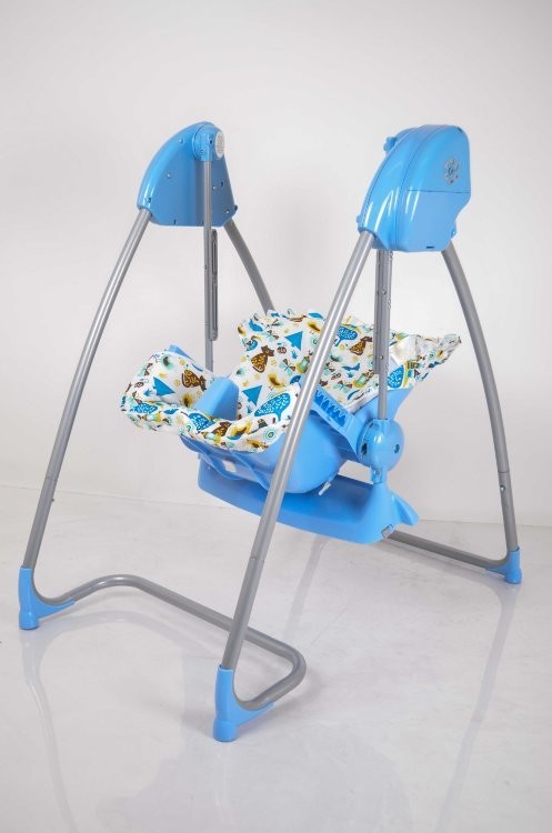 Стільчик-гойдалка трансформер для годування TS-10 блакитний колір