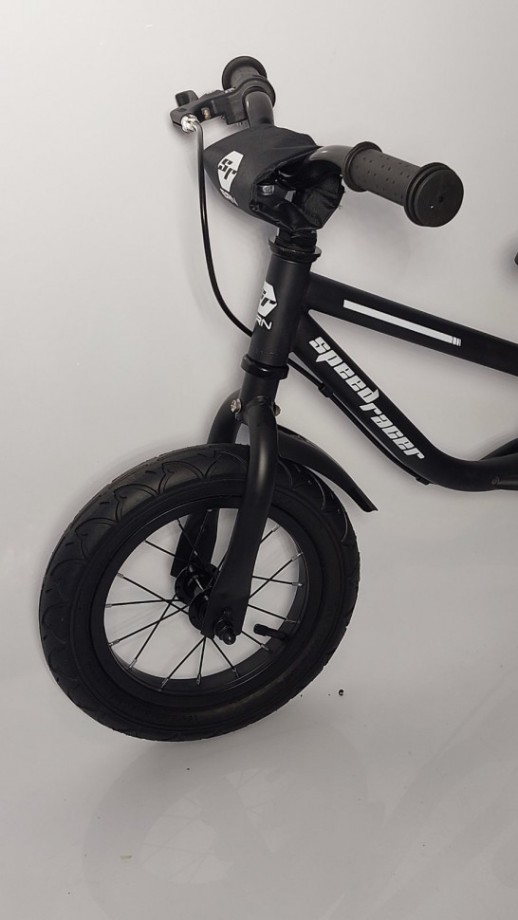 Біговел 12" (BRN) B-2 чорний пневматичні колеса