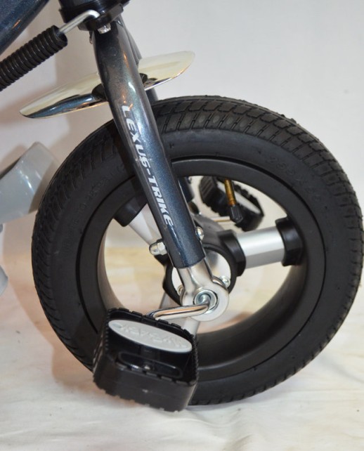 Велосипед дитячий триколісний WS862AW-M Сірий (світиться фара)колесо  8/10