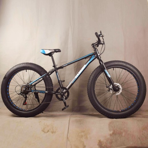 Гірський велосипед S800 HAMMER EXTRIME чорно-синій колеса 26’’х4,0 алюмінієва рама 17’’ 