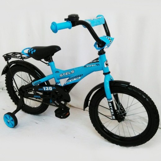 Велосипед Stels Pilot 16 - 130 ЗЕЛЕНЫЙ, ГОЛУБОЙ