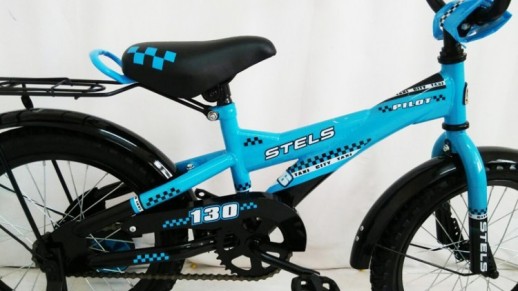 Велосипед Stels Pilot 16 - 130 ЗЕЛЕНЫЙ, ГОЛУБОЙ