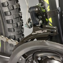 Гірський велосипед S300 BLAST-NEW чорно-зелений колеса 29'' рама 18''