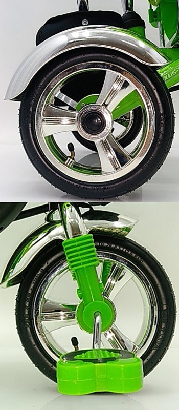 Велосипед дитячий триколісний Lexus-Trike LX-570 air wheels зелений