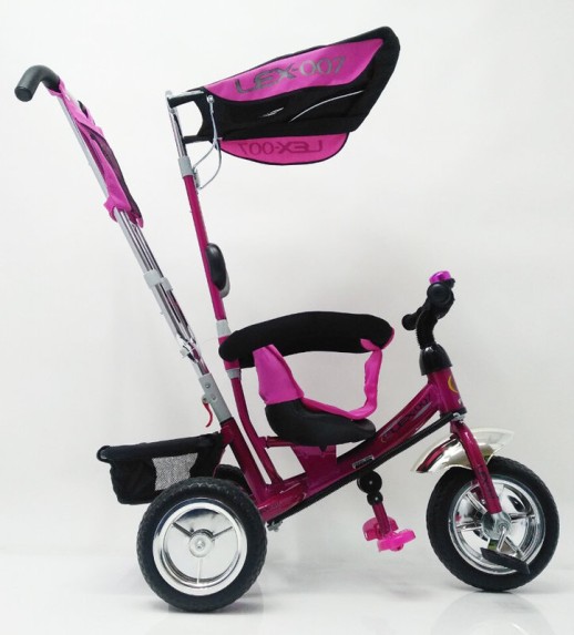 Велосипед дитячий триколісний Lex-007 (10/8 EVA wheels) Violet фіолетовий