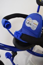 Велосипед дитячий триколісний Lex-007 (10/8 EVA wheels) Blue синій