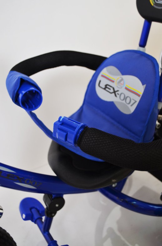 Велосипед дитячий триколісний Lex-007 (10/8 EVA wheels) Blue синій