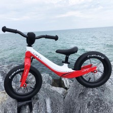 Біговел (велобіг) 12'' LANQ WLN1255 червоно-білий