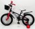 Велосипед двоколісний дитячий D-JEEP 16'' чорно-червоний