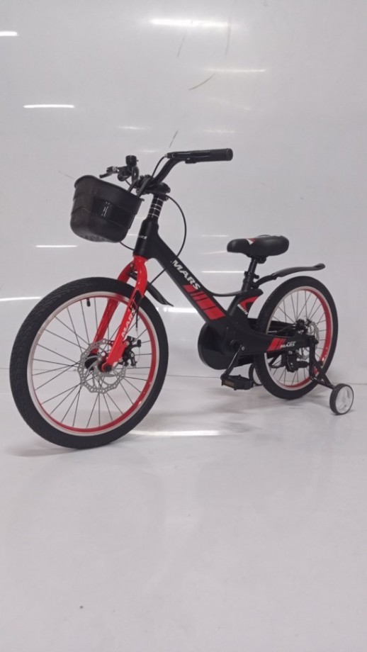 Велосипед дитячий двоколісний Mars-2 Evolution 20 дюймів чорно-червоний