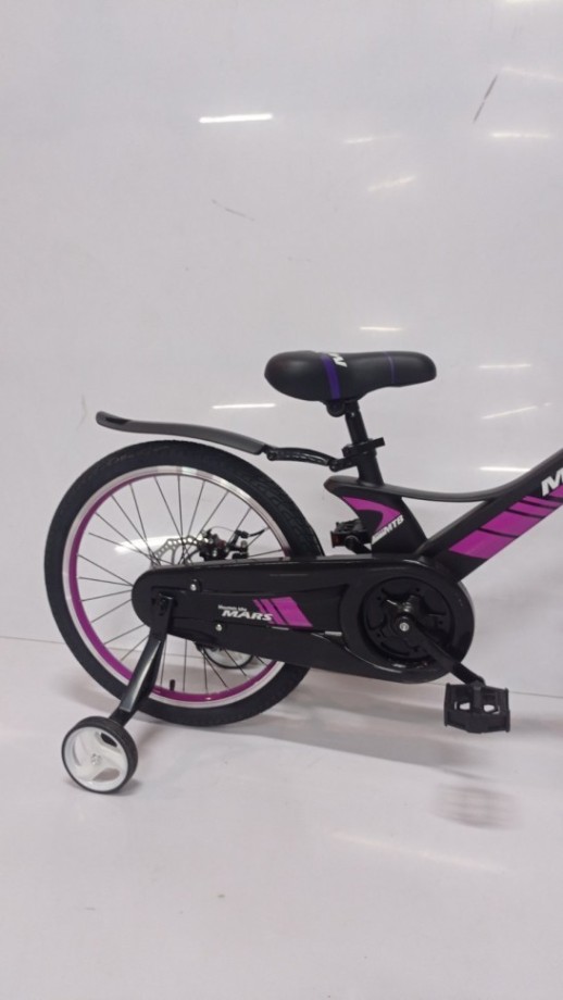 Велосипед дитячий двоколісний Mars-2 Evolution 20 дюймів чорно-фіолетовий