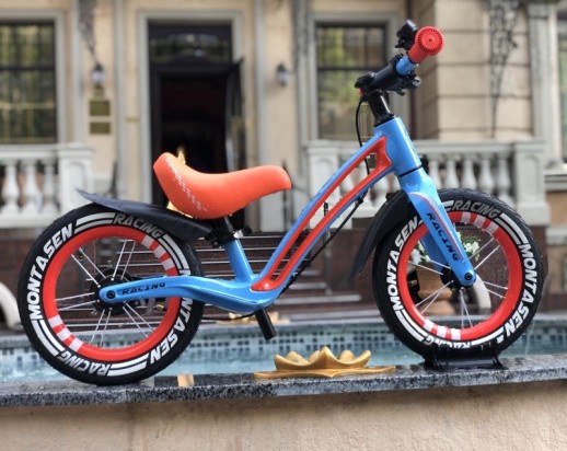 Біговел montasen НМR-855 12 дюймів магнієва рама помаранчево-блакитний