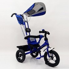 Велосипед дитячий триколісний Lex-007 (12/10 AIR wheels) Blue синій