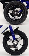 Велосипед дитячий триколісний Lex-007 (12/10 AIR wheels) Blue синій