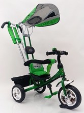 Велосипед дитячий триколісний Lex-007 (10/8 EVA wheels) Green зелений