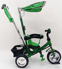 Велосипед дитячий триколісний Lex-007 (10/8 EVA wheels) Green зелений