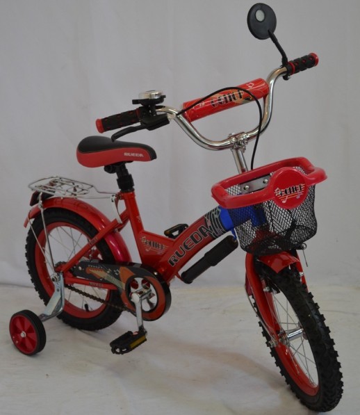 Велосипед дитячий двоколісний Rueda GALLOP 16 дюймів червоний