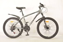 Гірський велосипед DYNA D50 сірий колеса 24'' рама 16''