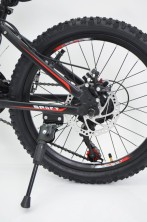 Гірський велосипед S300 BLAST чорно-червоний колеса 20'' рама 11''