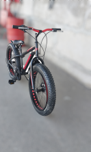 Гірський велосипед Hammer JUPITER FATBIKE чорно-червоний колеса 26''