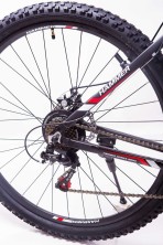 Гірський велосипед S200 HAMMER чорно-червоний колеса 29’’х2,25 рама 19’’