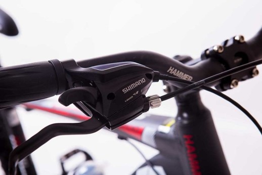 Гірський велосипед S200 HAMMER чорно-червоний колеса 29’’х2,25 рама 19’’