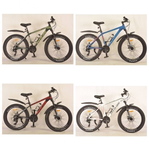 Гірський велосипед S700 Mercury OVERLORD чорно-червоний колеса 26'' рама 17'' промпідшипник