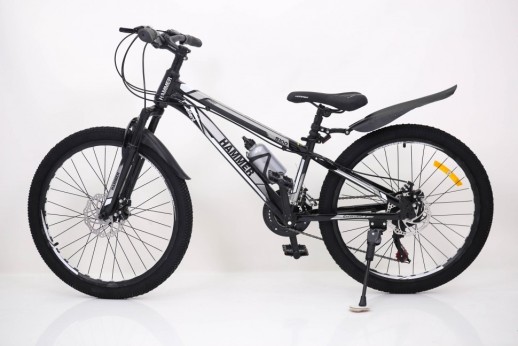 Гірський велосипед S100 HAMMER чорно-сірий колеса 26''
