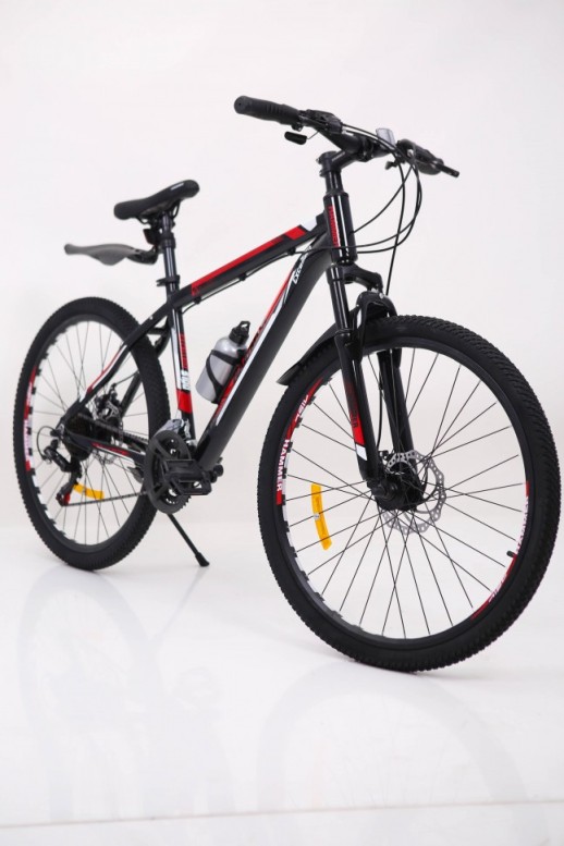 Гірський велосипед S100 HAMMER чорно-сірий колеса 26''