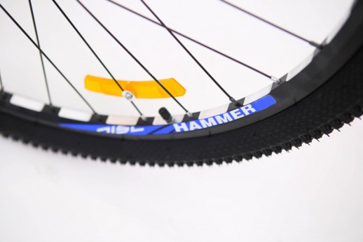 Гірський велосипед S100 HAMMER чорно-сірий колеса 26''