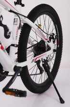 Гірський велосипед S200 HAMMER біло-червоний колеса 24’’х2,25 рама 14’’