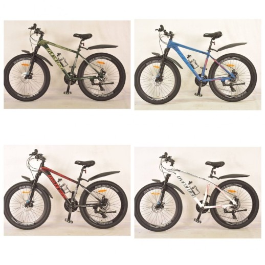 Гірський велосипед S700 Mercury OVERLORD біло-сірий колеса 24'' рама 14'' промпідшипник