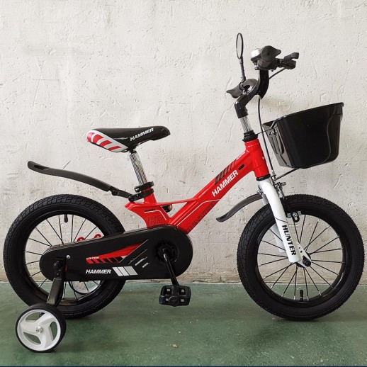 Велосипед  1650D-HAMMER HUNTER красный. Магниевая рама