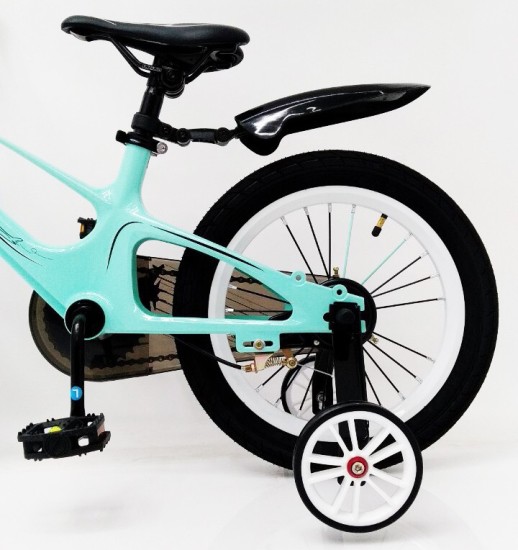 Велосипед 16-SHADOW Магниевая рама (Magnesium). Бирюзовый